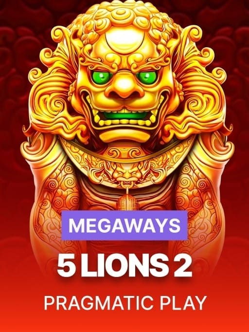 5 Lions Megaways 2 game artwork